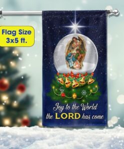joy to the world the lord has come holy night christmas flag bnn574fv1 4374