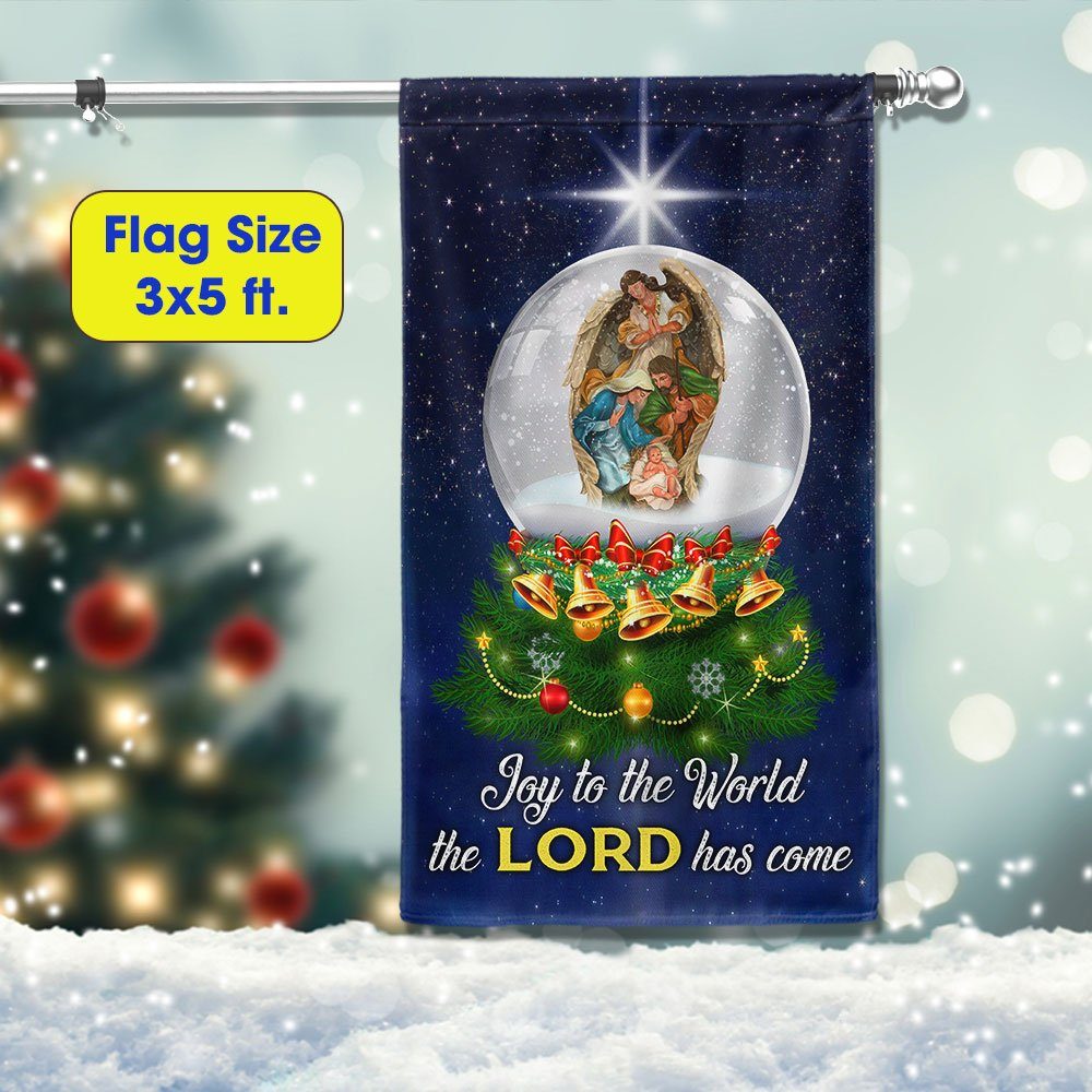 Joy To The World The Lord Has Come Holy Night Christmas Flag BNN574Fv1 - Image 6