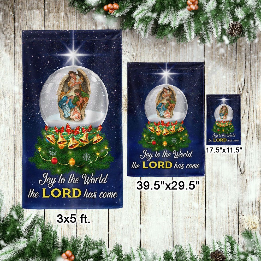 Joy To The World The Lord Has Come Holy Night Christmas Flag BNN574Fv1 - Image 7