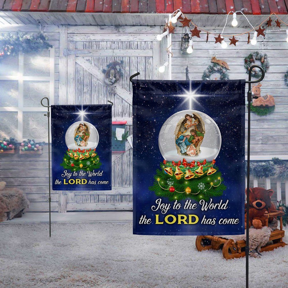 Joy To The World The Lord Has Come Holy Night Christmas Flag BNN574Fv1 - Image 5