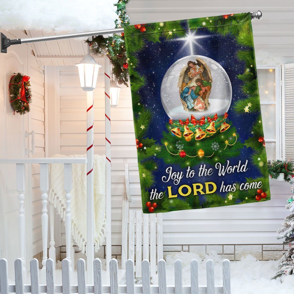 Joy To The World The Lord Has Come Nativity Christmas Flag BNN574F