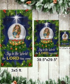 joy to the world the lord has come nativity christmas flag bnn574f 8489