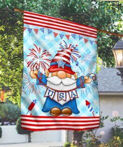 july 4th flag happy independence day flag usa gnome lnt219f 8074