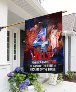 July 4th Independence Day Flag America Since 1776 NTB43F