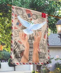 july 4th independence day flag freedom wings ntb17f 1086
