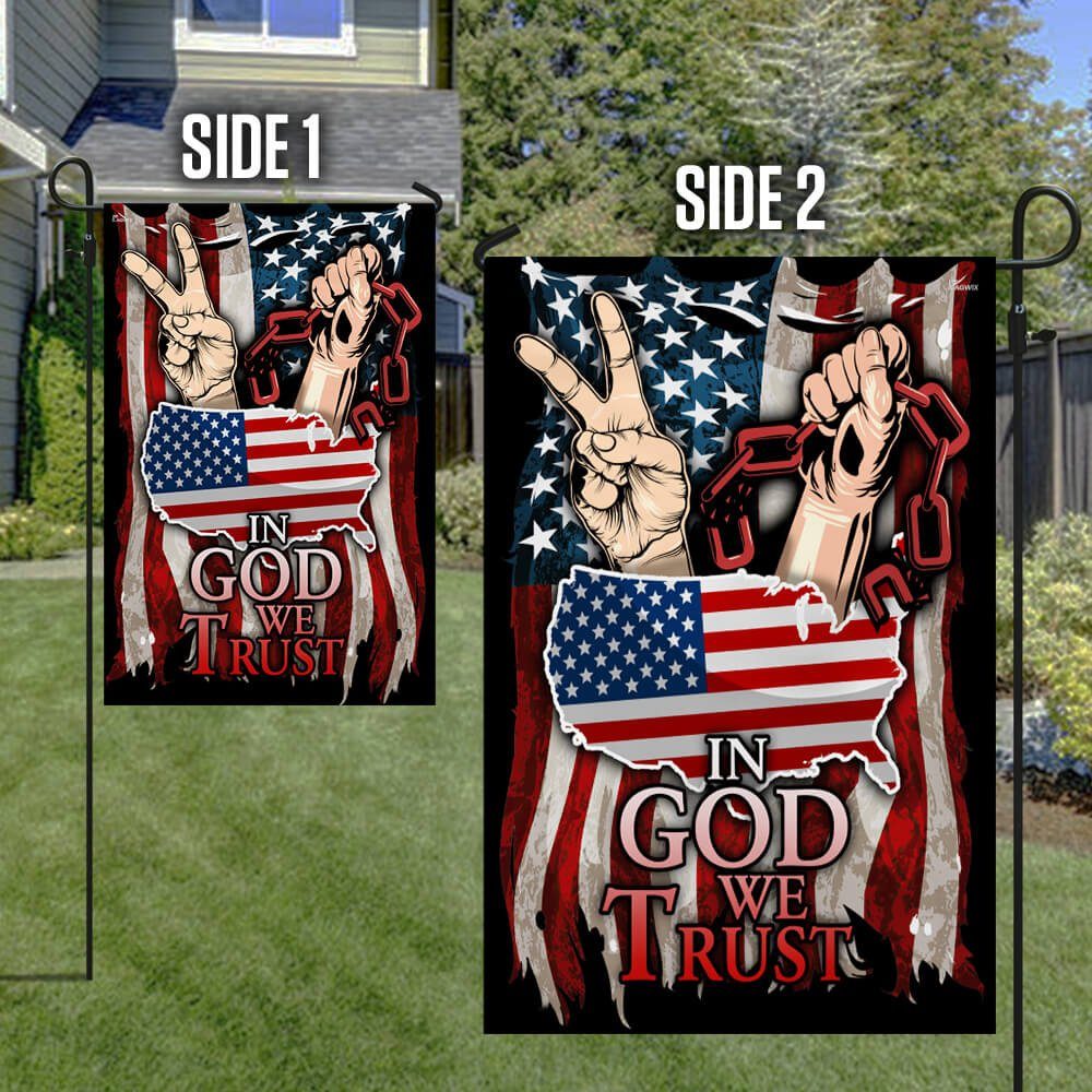 July 4th Independence Day In God We Trust Flag NTB14F - Image 6