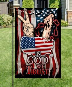 july 4th independence day in god we trust flag ntb14f 7008