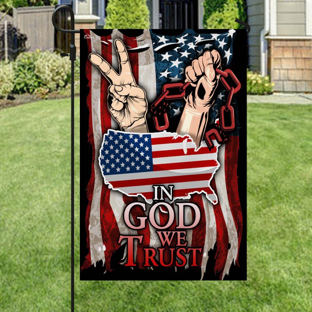 July 4th Independence Day In God We Trust Flag NTB14F - Image 4