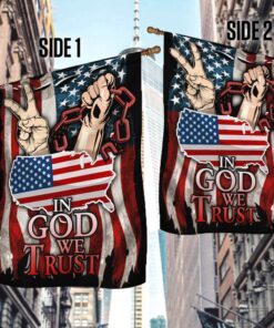 july 4th independence day in god we trust flag ntb14f 7687