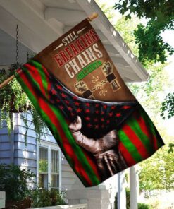 juneteenth. still breaking chains flag 1622