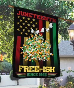 Juneteenth Flag Happy Independence Day Dove Peace LNT118F