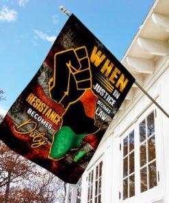 juneteenth when in justice becomes law flag 5208