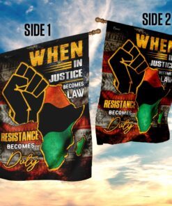 juneteenth when in justice becomes law flag 6566