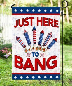 just here to bang four of july flag tqn310f 4035