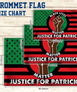 justice for patrick lyoya black lives matter african american grommet flag tqn53gf 3909