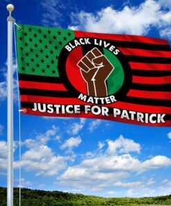 justice for patrick lyoya black lives matter african american grommet flag tqn53gf 7762