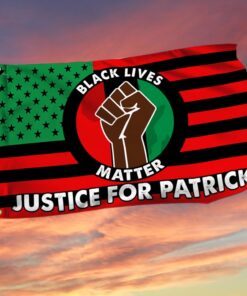 Justice For Patrick Lyoya Black Lives Matter African American Grommet Flag TQN53GF