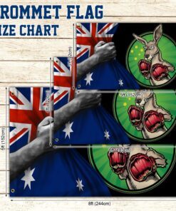 kangaroo australian flag trl1710gf 3328