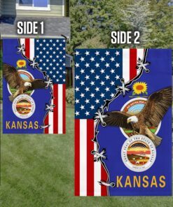 kansas eagle american flag mln317f 5139