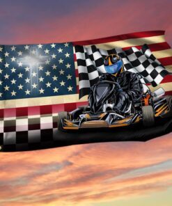 Kart Racing American Grommet Flag BNN389GF