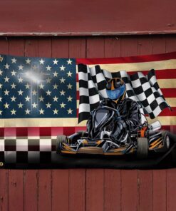 kart racing american grommet flag bnn389gf 8874