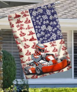 Kart Racing US Flag LHA1956F