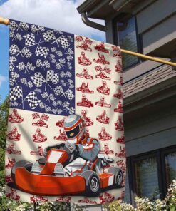 kart racing us flag lha1956f 7034