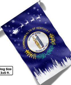 kentucky christmas flag tqn727f 2540