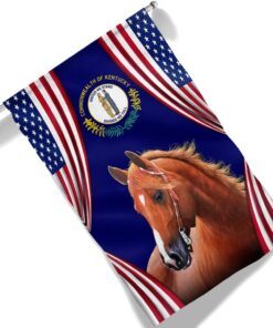 kentucky derby horse racing flag tqn1180f 5035