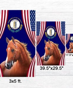 kentucky derby horse racing flag tqn1180f 6077