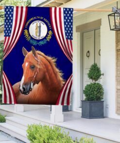 Kentucky Derby Horse Racing Flag TQN1180F
