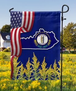 Kentucky State Goldenrod Flower Flag MLN1111Fv11