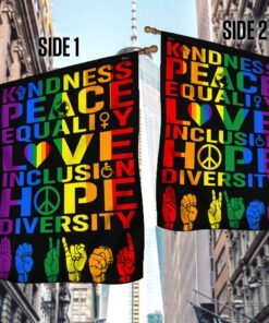 kindness peace equality love inclusion hope diversity flag bnn345f 1640