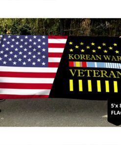 korean war veterans grommet flag trl1483gf 4414