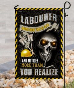 labourer skull knows more than he says flag 2809