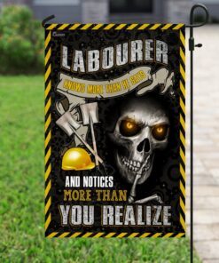 labourer skull knows more than he says flag 3924