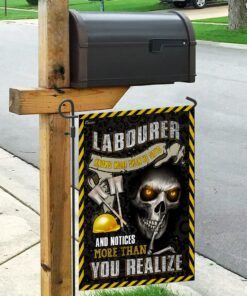 labourer skull knows more than he says flag 6952