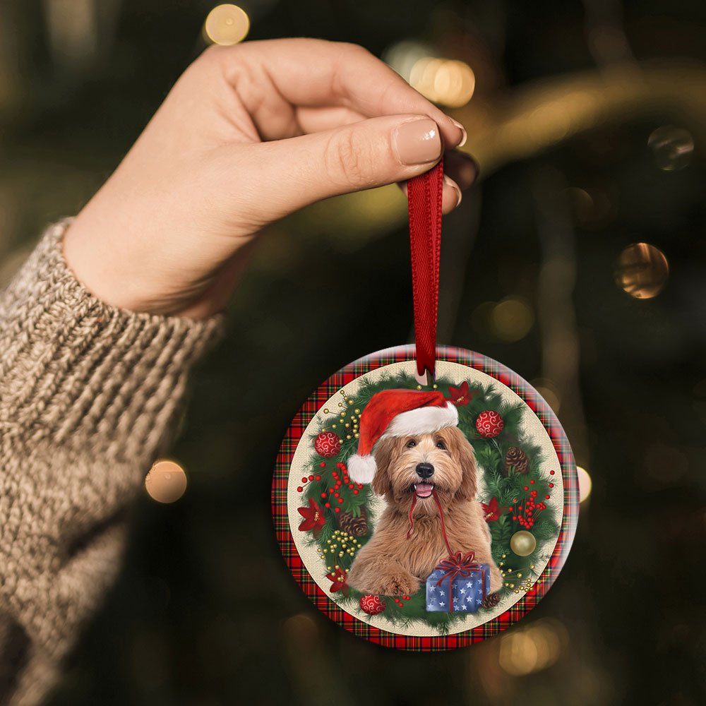 Labradoodle Ceramic Ornament Dog Lover Christmas Ornament QTR321Ov4 - Image 12