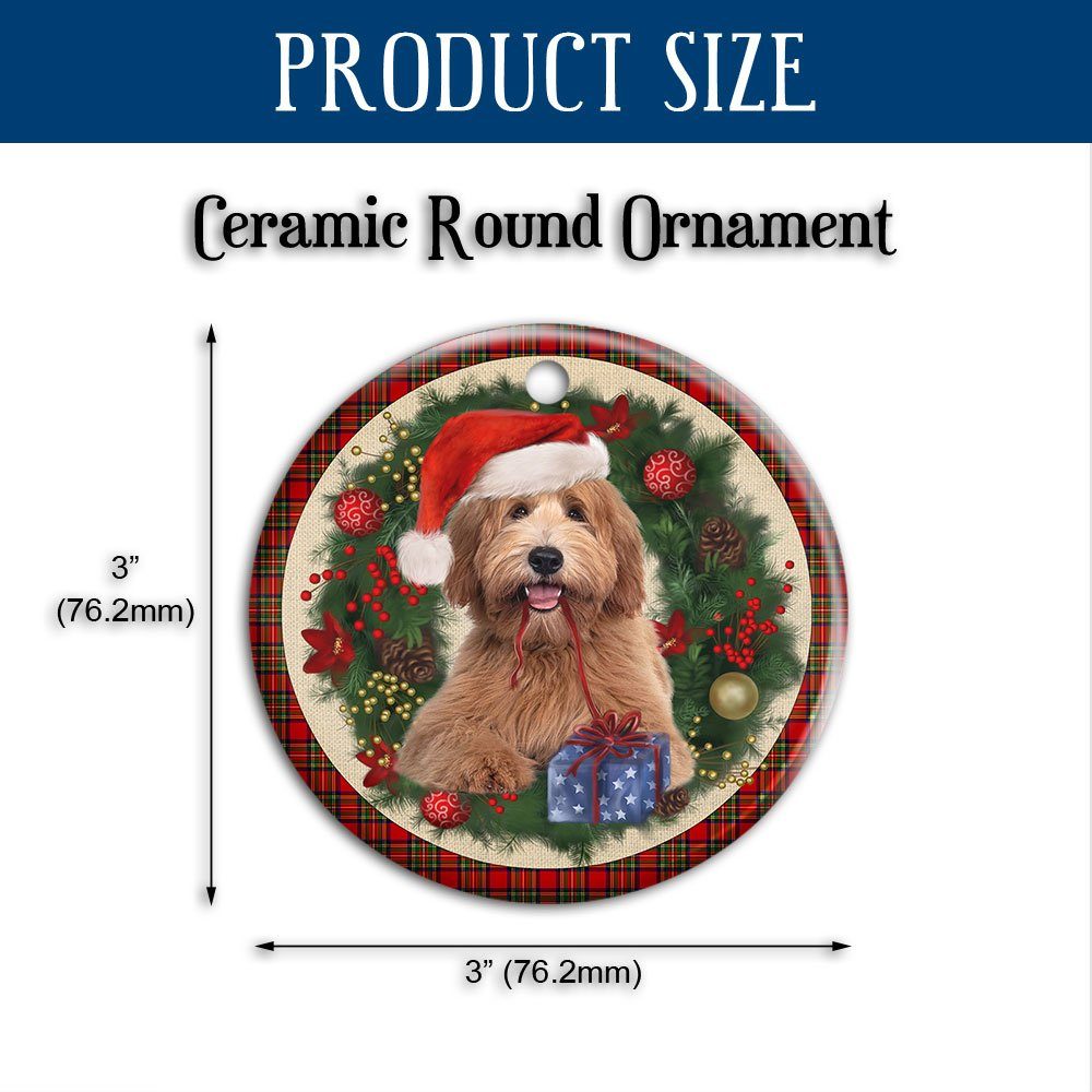 Labradoodle Ceramic Ornament Dog Lover Christmas Ornament QTR321Ov4 - Image 13