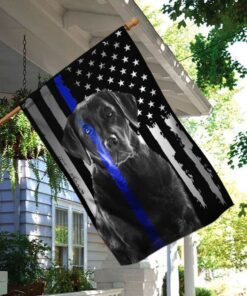 labrador retriever. police dog. k9 flag 3824