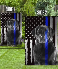 labrador retriever. police dog. k9 flag 6810