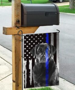 labrador retriever. police dog. k9 flag 7842