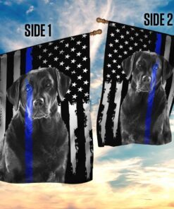 labrador retriever. police dog. k9 flag 8071