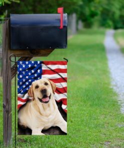 labrador retriever american flag 4024