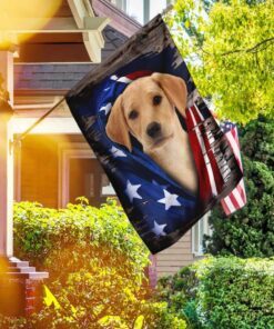 Labrador Retriever American Flag