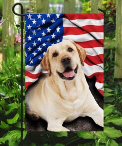 labrador retriever american flag 6149