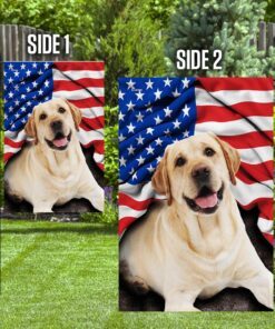 labrador retriever american flag 7907