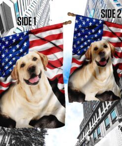 labrador retriever american flag 8614