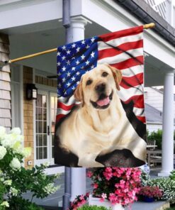 labrador retriever american flag 8806