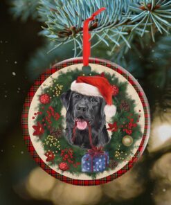 Labrador Retriever Ceramic Ornament Dog Lover Christmas Ornament QTR330Ov2
